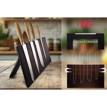 Eikaso Solingen Magnetisch messenblok – Hoogwaardig hout.., Ophalen of Verzenden, Nieuw, Hout, Bestekset