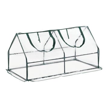 [en.casa] Tuinkas Laubach kweekkas 120x60x60 cm transparant, Verzenden, Nieuw