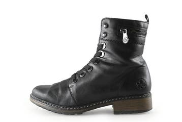 Rieker Veterboots in maat 39 Zwart, Verzenden, Zwart, Overige typen, Zo goed als nieuw