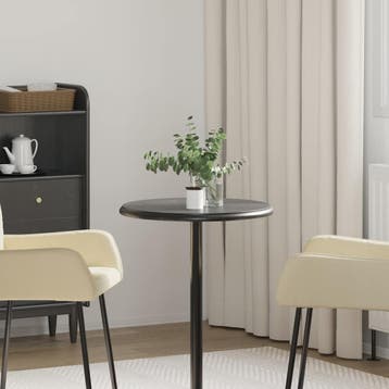 vidaXL Tafelblad Ø50x2,5 cm marmer zwart, Verzenden, Nieuw
