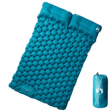 vidaXL Kampeermatras met kussens zelfopblazend 2-persoons, Verzenden, Nieuw