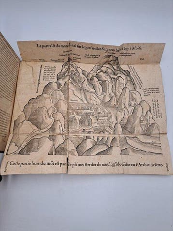 [Carte du mont Sinaï] - Pierre Belon - Les Observations de