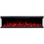 Lumea Fires Elektrische sfeerhaard 3D  Trivaro 72 inch –, Verzenden, Nieuw, Elektrische haard