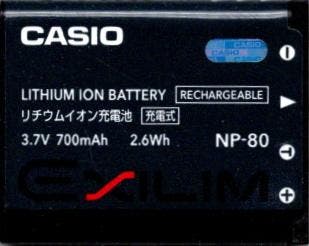 Casio NP-80 Accu / Batterij, Verzenden, Zo goed als nieuw