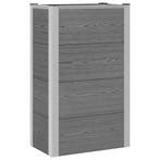 vidaXL Verhoogde plantenbak Grijs 50 x 30 x 22 cm WPC en, Tuin en Terras, Verzenden, Nieuw, Minder dan 60 cm, 60 cm of meer
