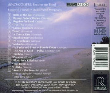cd - dallas wind symphony &amp; frederick fennell - BEACH..., Verzenden, Zo goed als nieuw