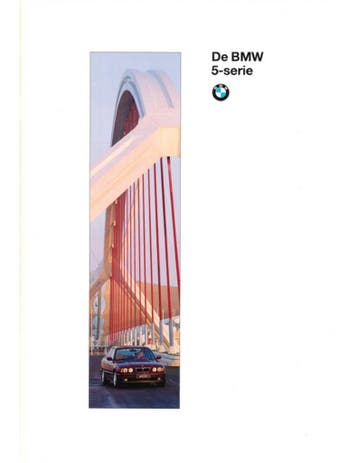1994 BMW 5 SERIE BROCHURE NEDERLANDS, Nieuw, BMW, Author