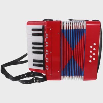 Rode Kinderaccordeon - Leerzame Muziekinstrument voor Beginn, Verzenden, Nieuw