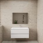 ACTIE BWS Badmeubel | Paris | Wit 100 cm | Hoogglans Wit, Ophalen of Verzenden, Nieuw, Bad