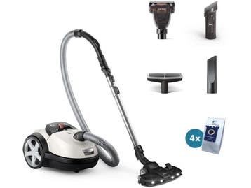 Philips XD8142/12 - Stofzuiger met zak - TriActive+ LED -, Verzenden, Zo goed als nieuw