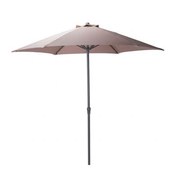 Parasol 230x220 cm Taupe (Overige), Verzenden, Nieuw