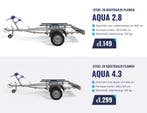 Faro Boottrailers tot 5 meter - Betaalbare topkwaliteit!, Watersport en Boten, Nieuw, Minder dan 6 meter, Minder dan 1500 kg