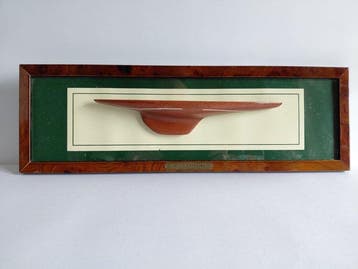 Halfmodel - Shamrock Large Demi coque décorative en bois,, Nieuw
