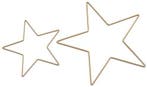 Metalen Frame Ster Goud 30 cm, Ophalen of Verzenden, Nieuw