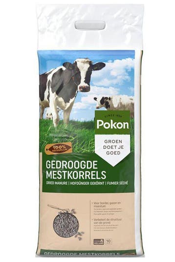 Pokon Gedroogde Mestkorrel 10kg, Ophalen of Verzenden