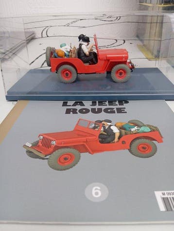 collection Hachette 1/24 - Modelauto - N°6 - La Jeep Rouge -, Nieuw