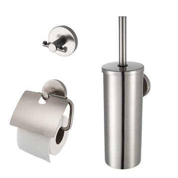 Toiletset Haceka Aqualux PRO2500 RVS Look, Ophalen of Verzenden, Nieuw
