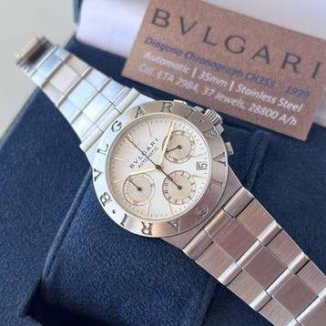 Bvlgari - Diagono - CH35S Automatic Chronograph 37 Jewels -, Sieraden, Tassen en Uiterlijk, Nieuw