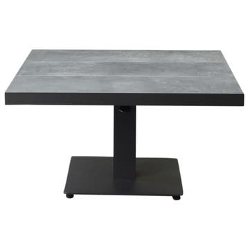 San Sebastian lounge dining tuintafel 90x90xH49,5-H74,5 cm, Tuin en Terras, Tuintafels, Ophalen of Verzenden, Nieuw