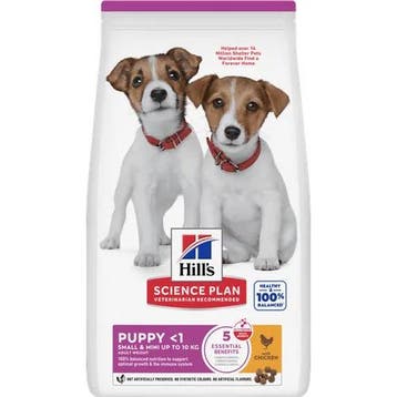 Hills Science Plan Hond Puppy Small&Mini Kip 3kg, Verzenden, Hond