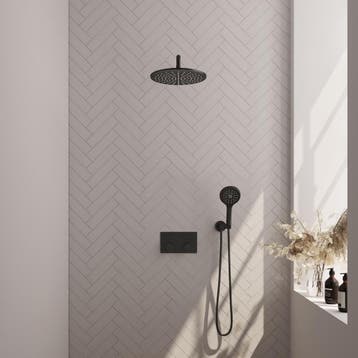 Brauer Black Carving Thermostatische Regendoucheset Inbouw -, Ophalen of Verzenden, Nieuw