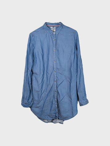 Tommy Hilfiger Casual Shirt Heren maat M Blauw Vintage, Ophalen of Verzenden, Zo goed als nieuw, Blauw, Tommy Hilfiger