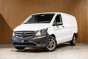Zakelijke Lease |  Mercedes-Benz Vito eVito Lang | Camera |, Automaat, Stof, Gebruikt, Zwart