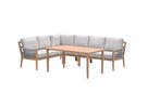 Garden Impressions Sardinia Lounge Dining Teak look 6 -delig, Ophalen of Verzenden, Nieuw