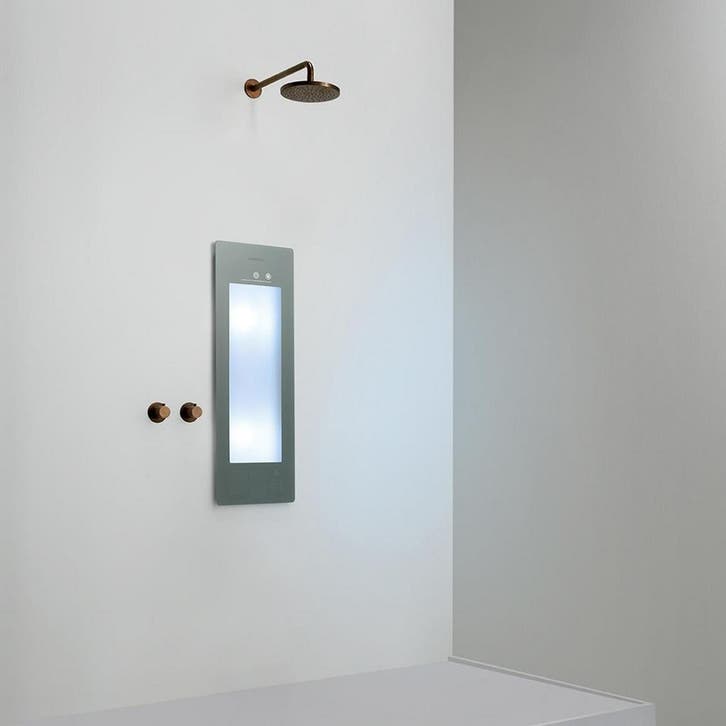Sunshower Round Small Plus - Inbouw - Infrarood + UV - 33 x, Doe-het-zelf en Verbouw, Sanitair, Nieuw, Ophalen of Verzenden