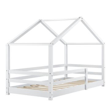 [en.casa] Kinderbed Knätten huisbed met uitvalbeveiliging 70, Verzenden, Nieuw