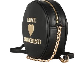 Love Moschino - Borsa Pu - Ronde tas - Zwart, Verzenden, Zo goed als nieuw