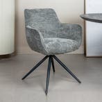 *WOONWINKEL* Tower Living Fondo Boucle Stoel Draaibaar Cemen, Verzenden, Nieuw, Grijs