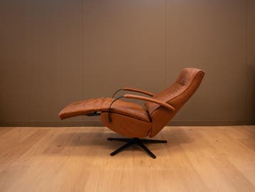 Sta op en relax stoel Best in de kleur cognac nu 25% korting, Minder dan 50 cm, Minder dan 75 cm, Stof, Nieuw