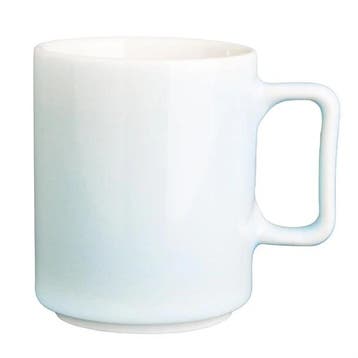 Fondant mokken aqua blauw | 6 stuks | 340ml | Porselein, Verzenden