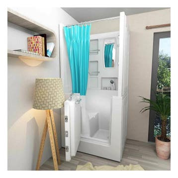 Instap Zitbad Flush Links Met Douche Opbouw 100X78X113, Ophalen of Verzenden, Nieuw