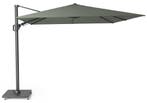 Challenger T2 zweefparasol 300x300 cm olijf  met, Ophalen of Verzenden, Nieuw
