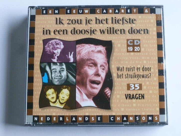 Ik zou je het liefste in een doosje willen doen CD 19/20 - 3, Cd's en Dvd's, Cd's | Humor en Cabaret, Ophalen of Verzenden