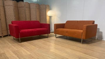 SET 2x Artifort Mare Loveseat (Gestoffeerd) + Garantie, Design Bank Bankstel Zetel 2-Zits Artifort, Verzenden, 150 tot 200 cm