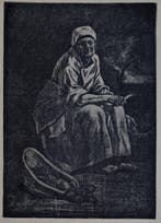 Félicien Rops (1833-1898) - Oude-Kate (La vieille Catherine)