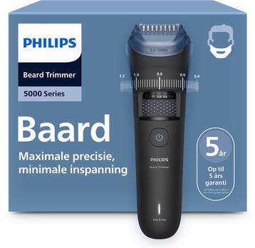 Philips Baardtrimmer mannen Series 5000 (Scheerapparaten), Verzenden, Nieuw