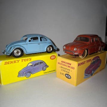 Dinky Toys 1:43 - Modelauto (2) - Renault Dauphine;, Nieuw
