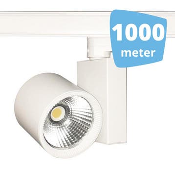 LED Railverlichting Spirit Wit - 1000 spots + 1000M rails -, Huis en Inrichting, Lampen | Spots, Nieuw