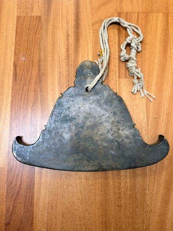 Large Antique Burmese Ritual Spinning Gong - Burmese Ritual, Nieuw
