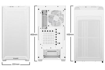 be quiet! Pure Base 501 LX RGB White, Verzenden, Nieuw