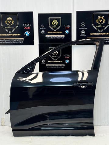 Portier 4-deurs links voor deur Audi E-Tron bj.2022 zwart, Auto-onderdelen, Gebruikt, Voor, Audi, Deur
