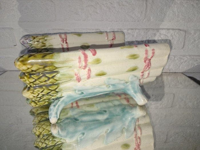 Vergiet - Keramiek - asperge serveerschaal, Antiek en Kunst, Antiek | Glas en Kristal