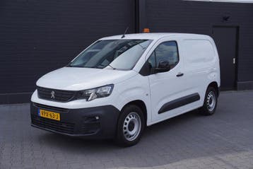 Peugeot Partner 1.5 BlueHDi 130PK Automaat EURO 6, Automaat, Stof, Gebruikt, Wit
