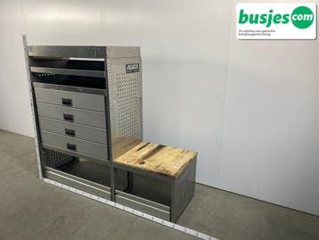 Aluca bedrijfswageninrichting 1625x520x1250mm (2985), Ophalen of Verzenden