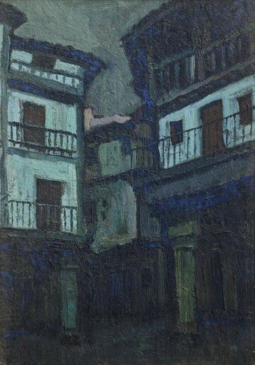 École européenne (XX) - Ombres sur les balcons