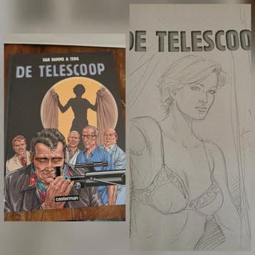 Paul Teng - De Telescoop - opdrachttekening - 1 Album -, Nieuw